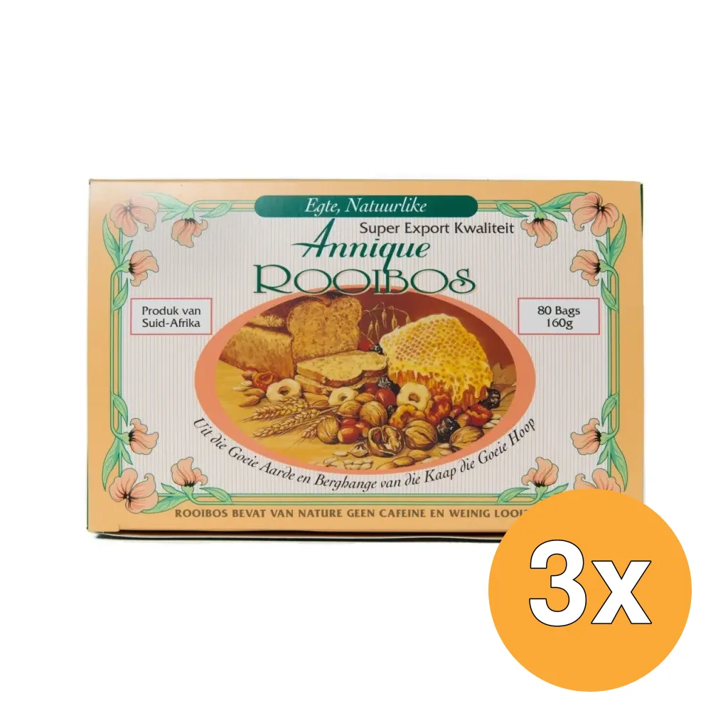 3x Annique Rooibosthee (80 stuks)
