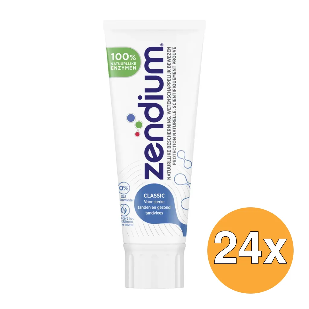 24x Zendium Tandpasta classic (75 ml)
