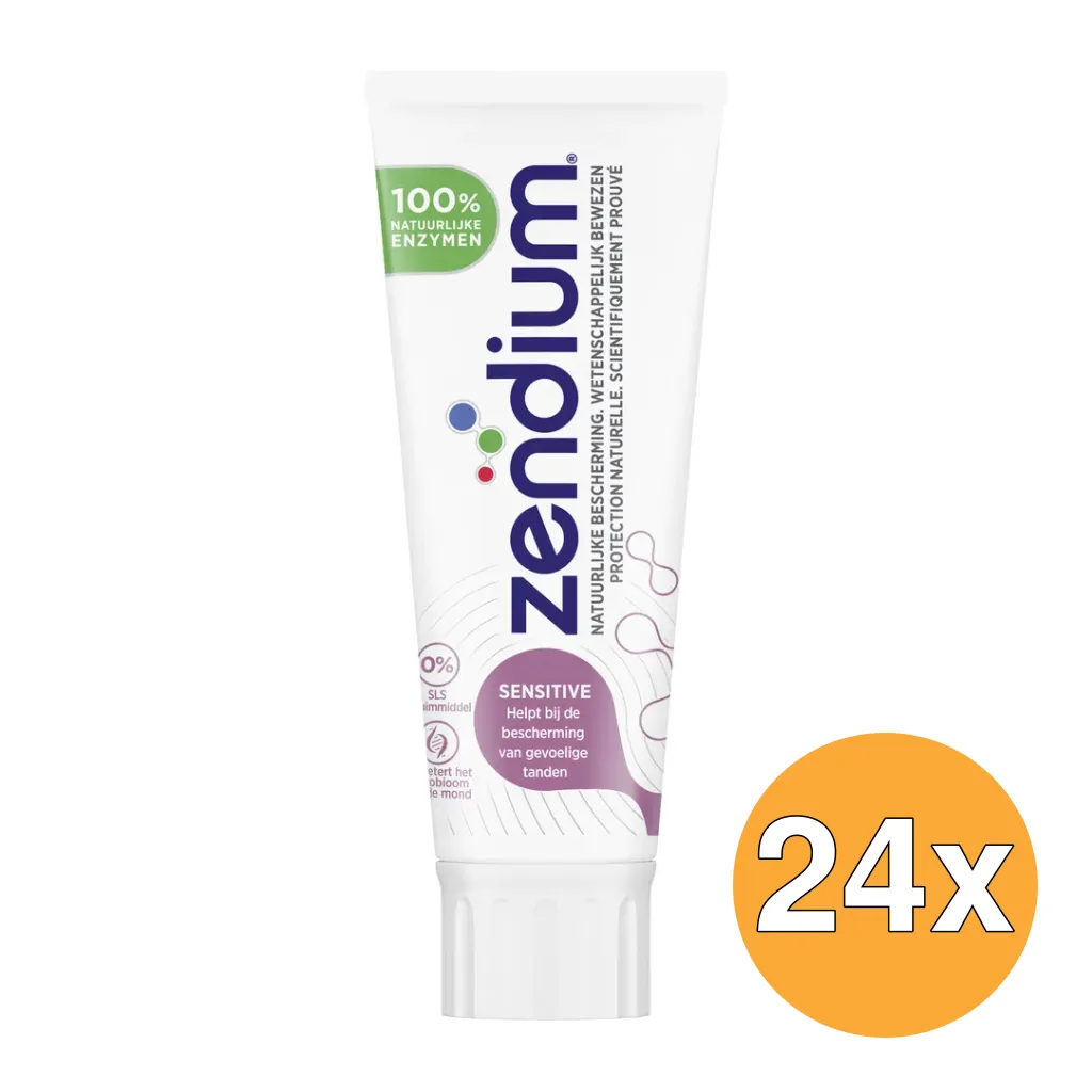 24x Zendium Tandpasta sensitive (75 ml)