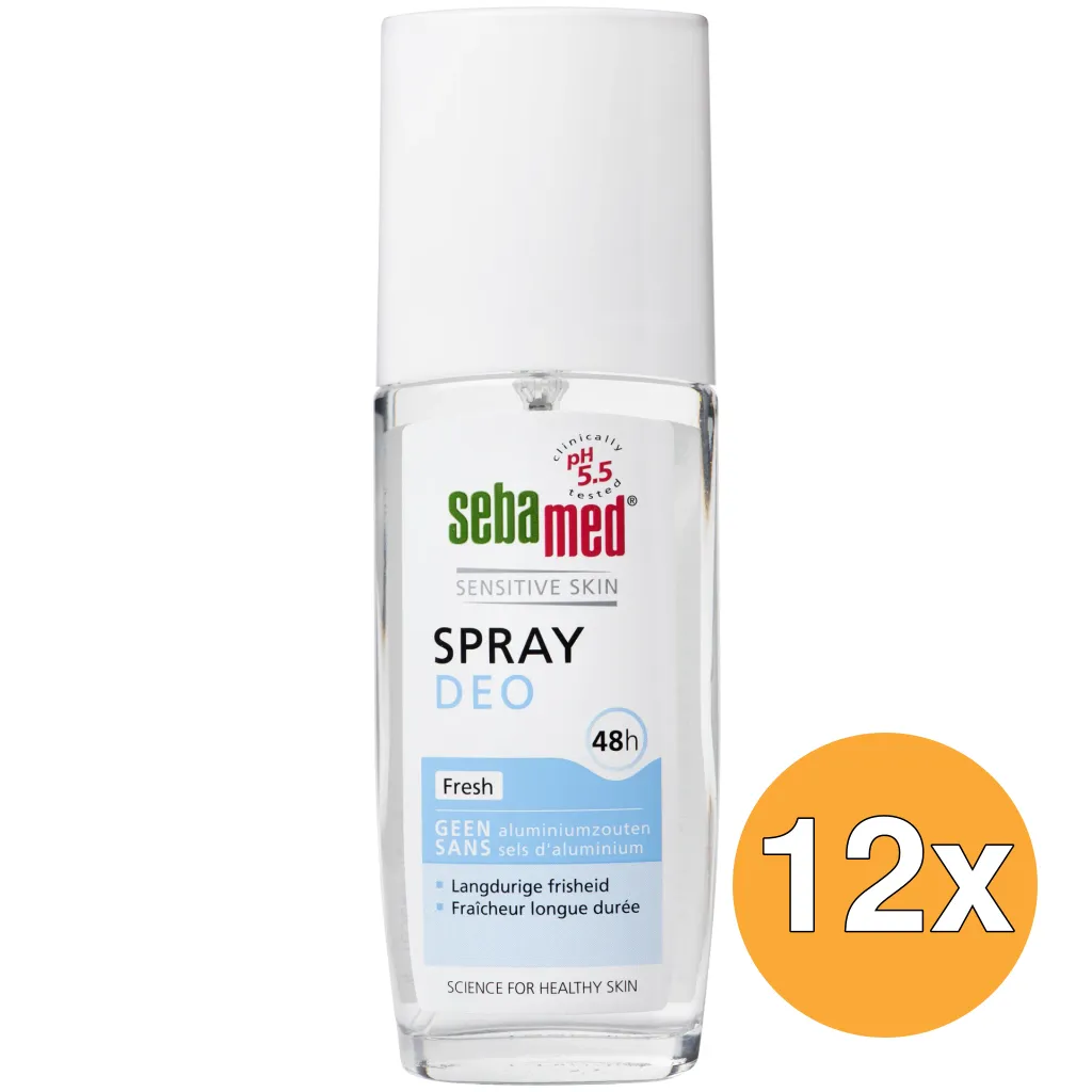 12x Sebamed Deodorant spray fresh (75 ml)