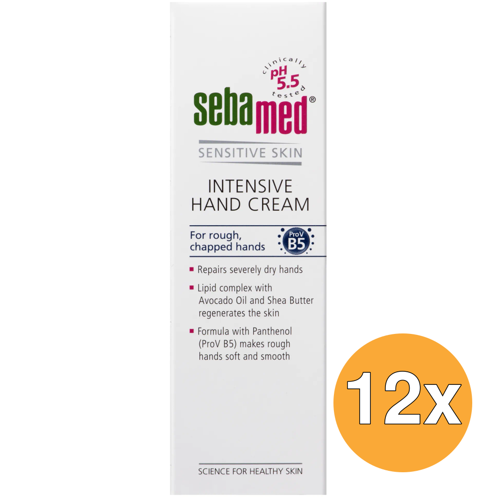 12x Sebamed Intensieve handcreme (75 ml)