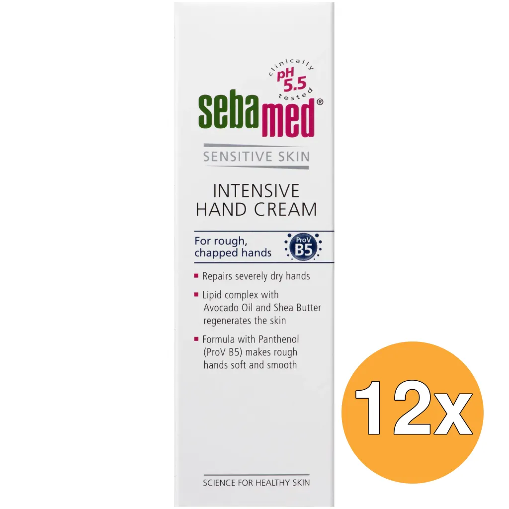 12x Sebamed Intensieve handcreme (75 ml)