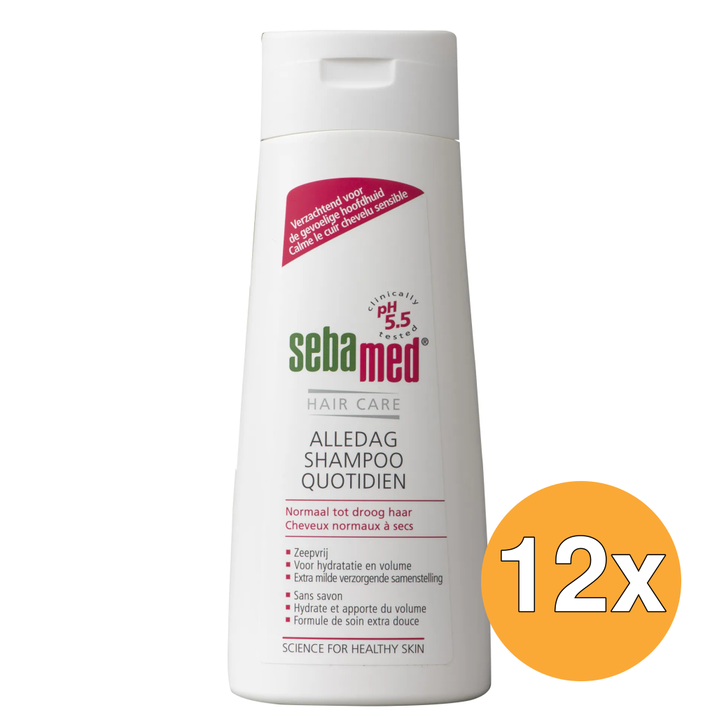 12x Sebamed Iedere dag shampoo (200 ml)