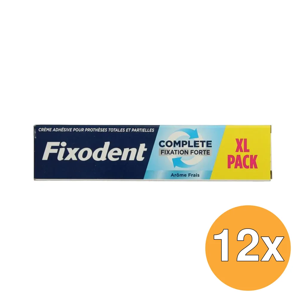 12x Fixodent Kleefpasta Complete Original/Fresh (70 gr)