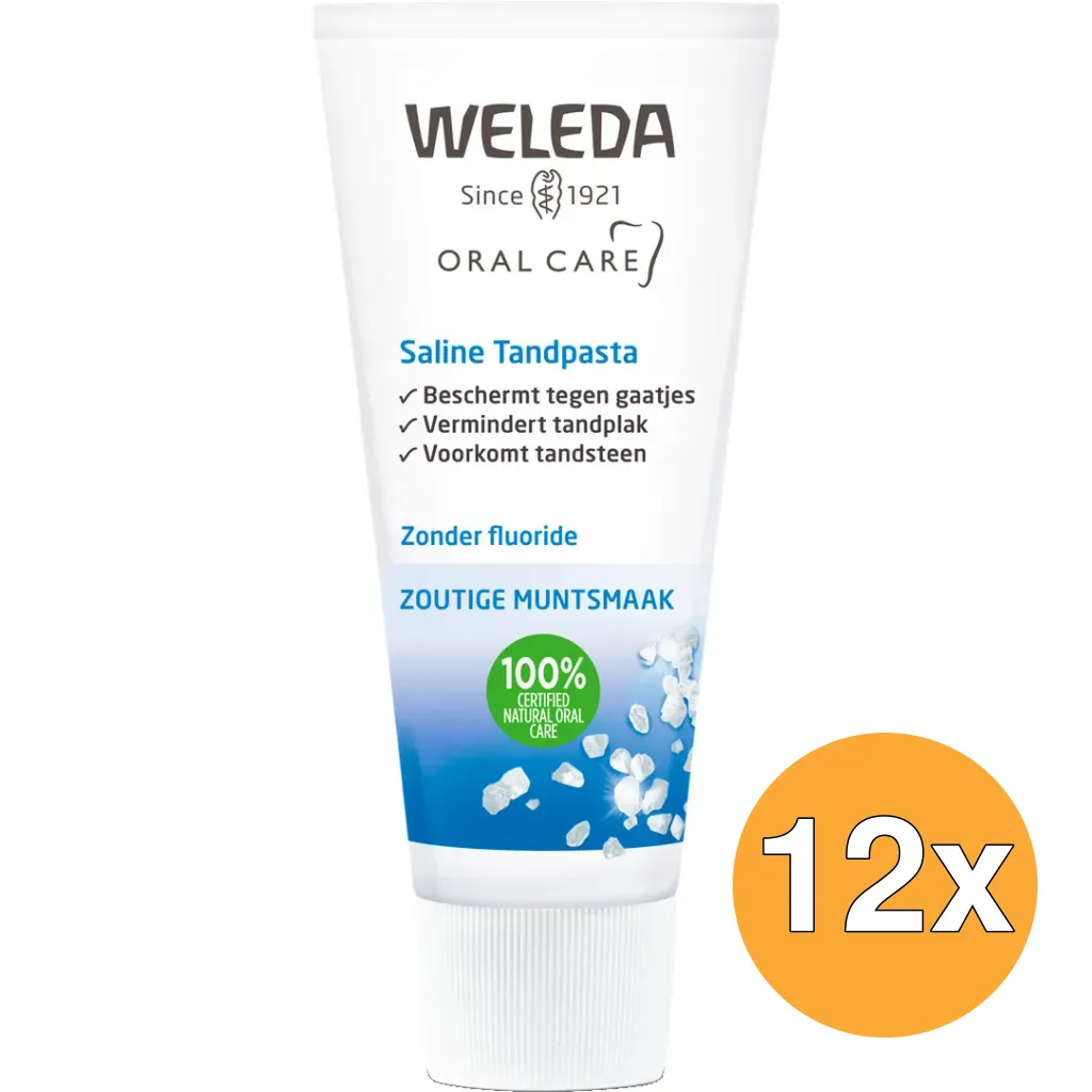 12x WELEDA Saline tandpasta (75 ml)