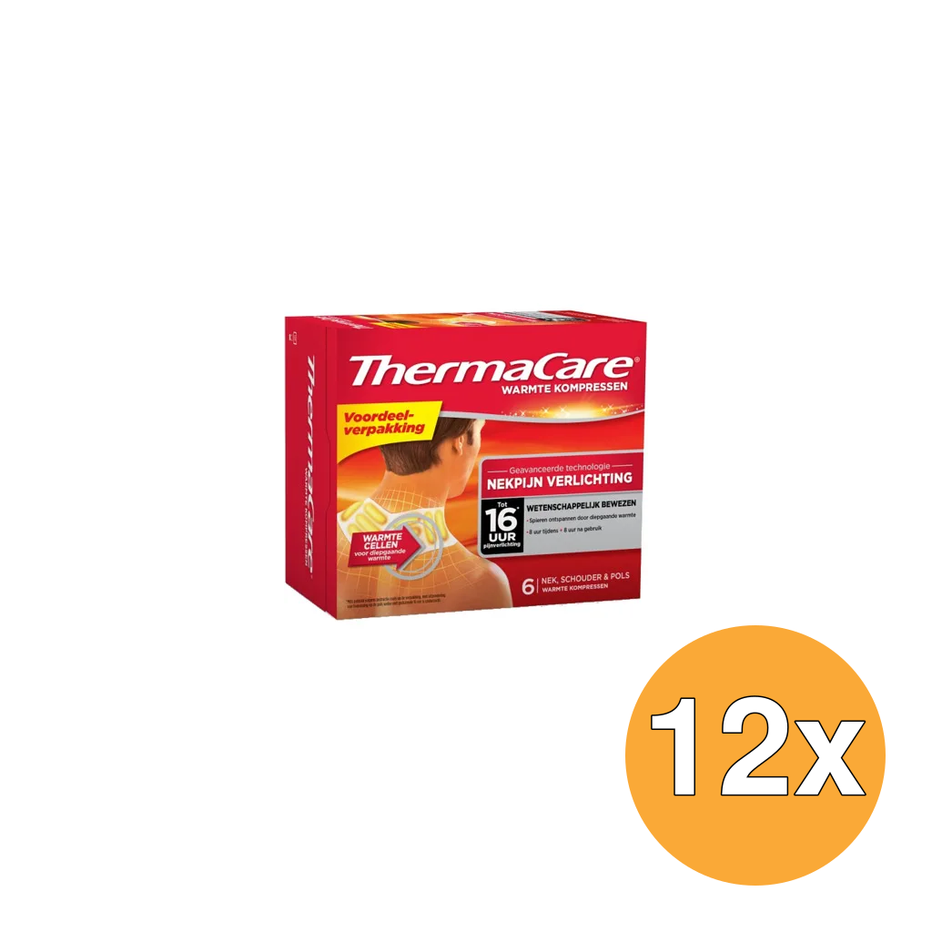 12x Thermacare Promopack Nek Schouder Pols (6 stuks)