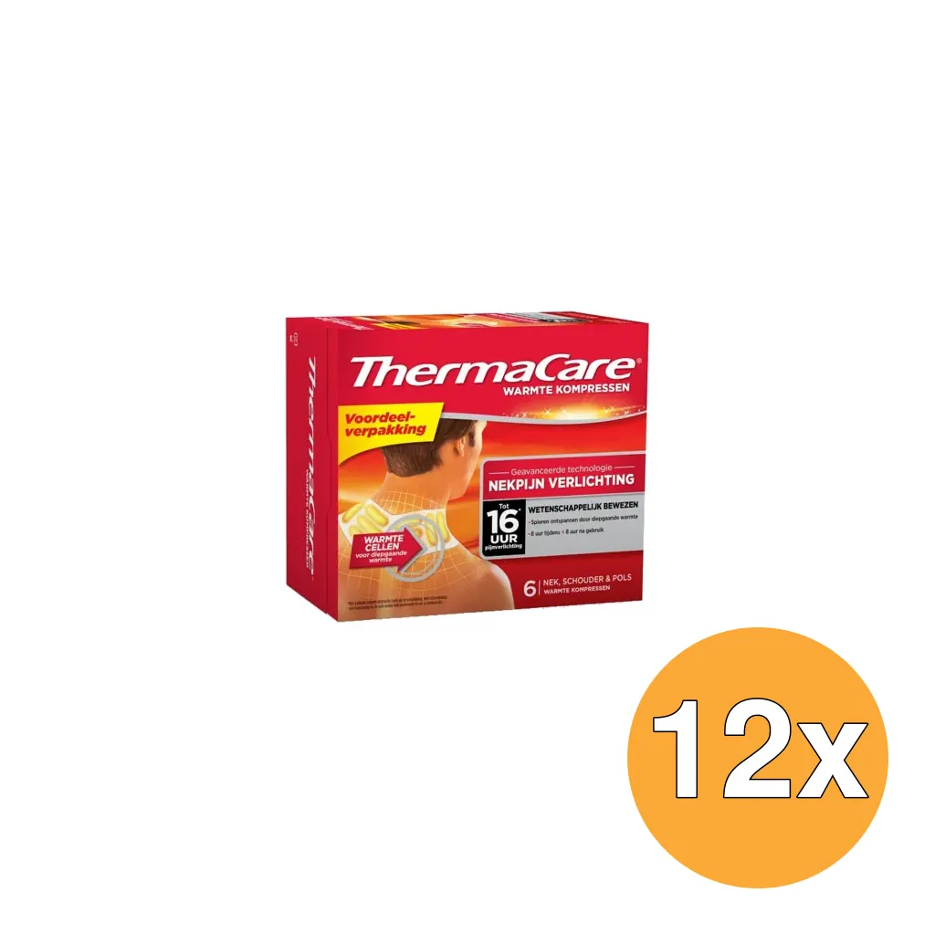 12x Thermacare Promopack Nek Schouder Pols (6 stuks)
