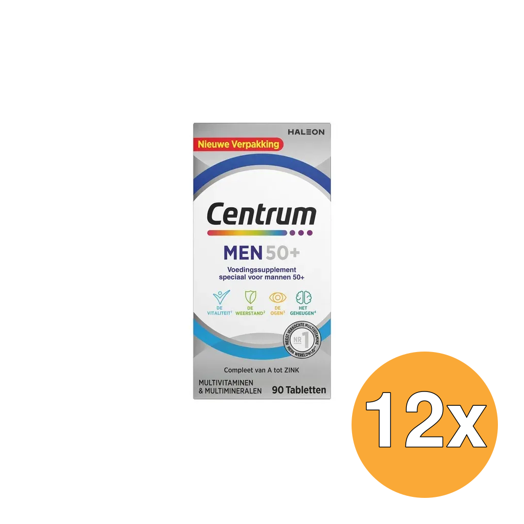 12x Centrum Men 50+ Advanced (90 tabletten)