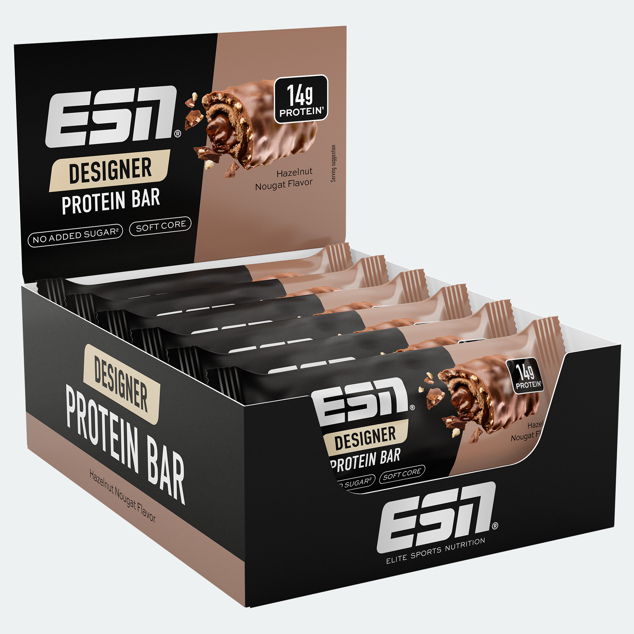 ESN Designer Protein Bar Hazelnut Nougat (12 x 45 gr)