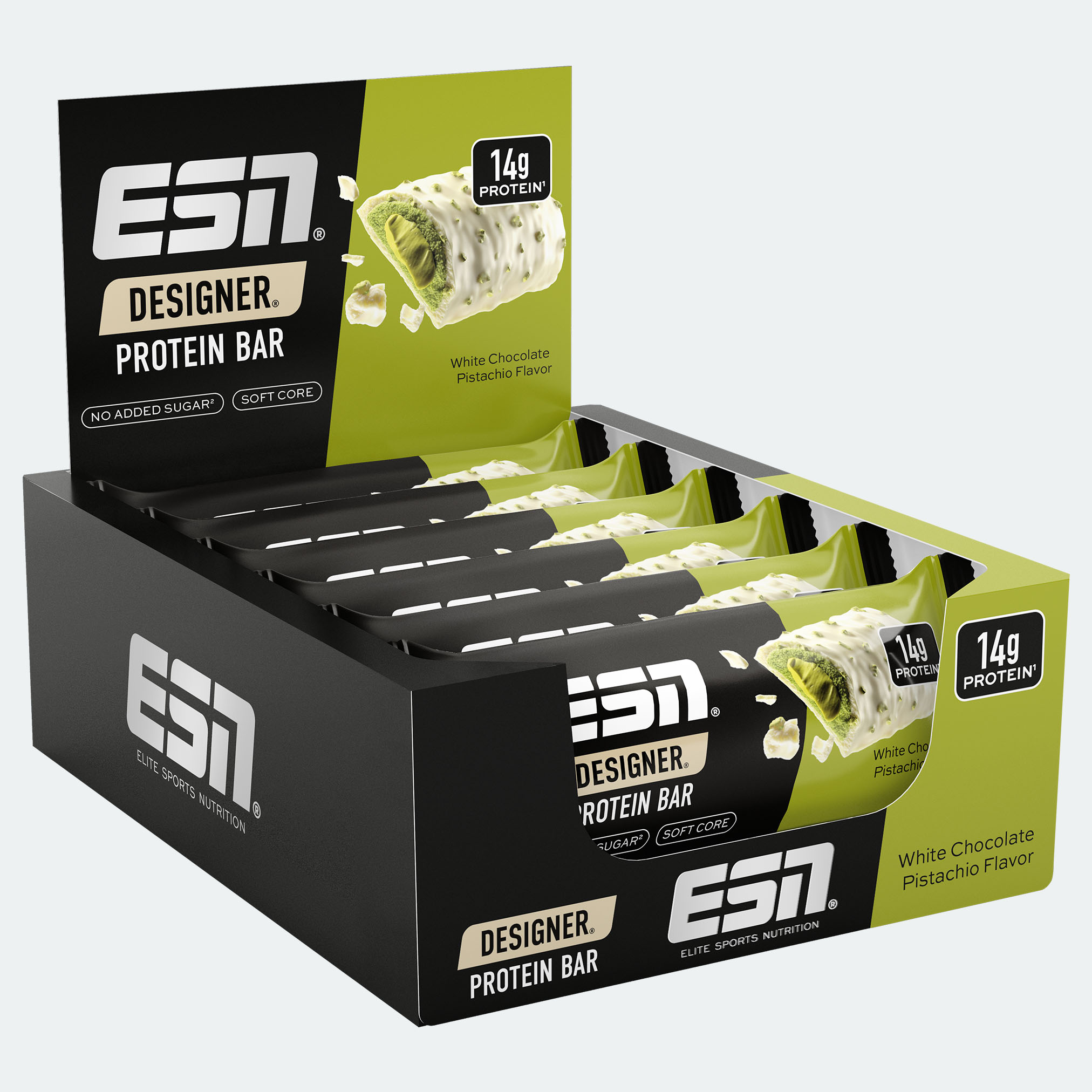 ESN Designer Protein Bar/White Chocolate Pistaccio (12 x 45 gr)