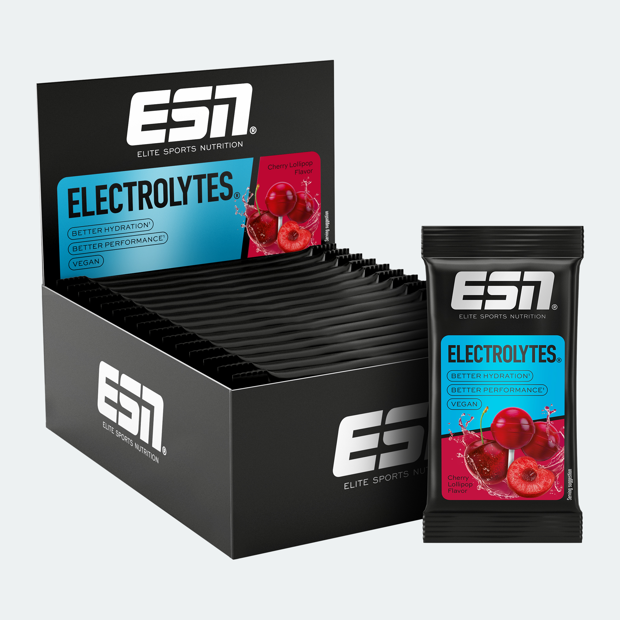 ESN Electrolytes Pro Cherry Lollipop (15 x 22,5 gr)