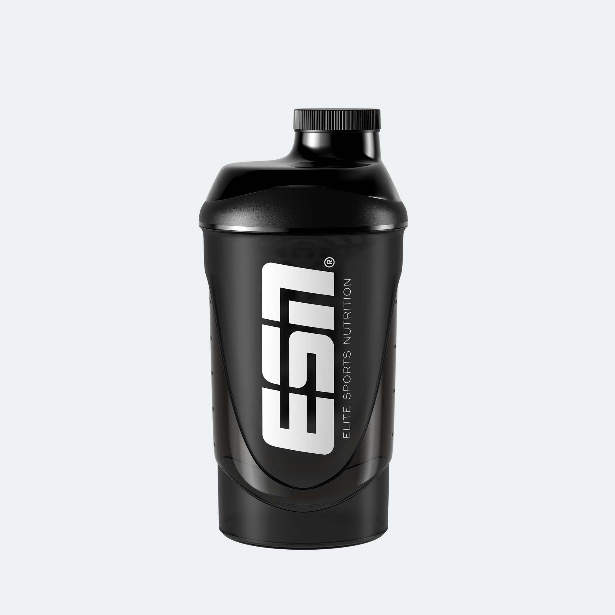 ESN Shaker Black Transparent 600 ml (1 stuk)