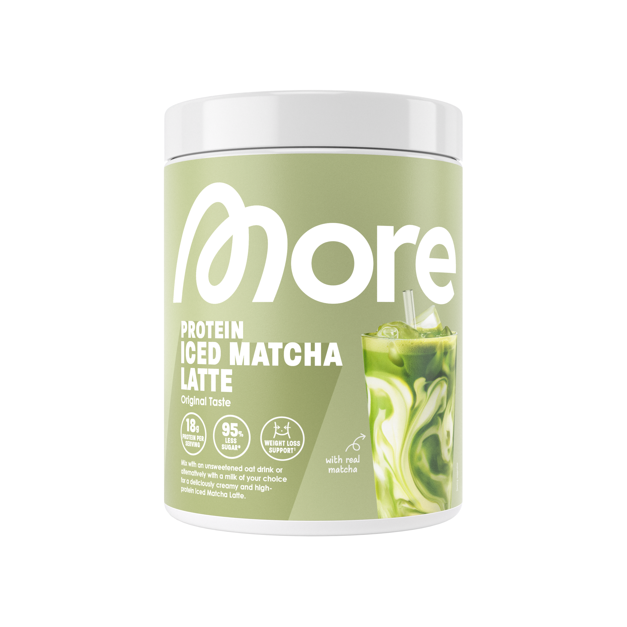 MORE Protein Iced Coffee Matcha (300 gr)