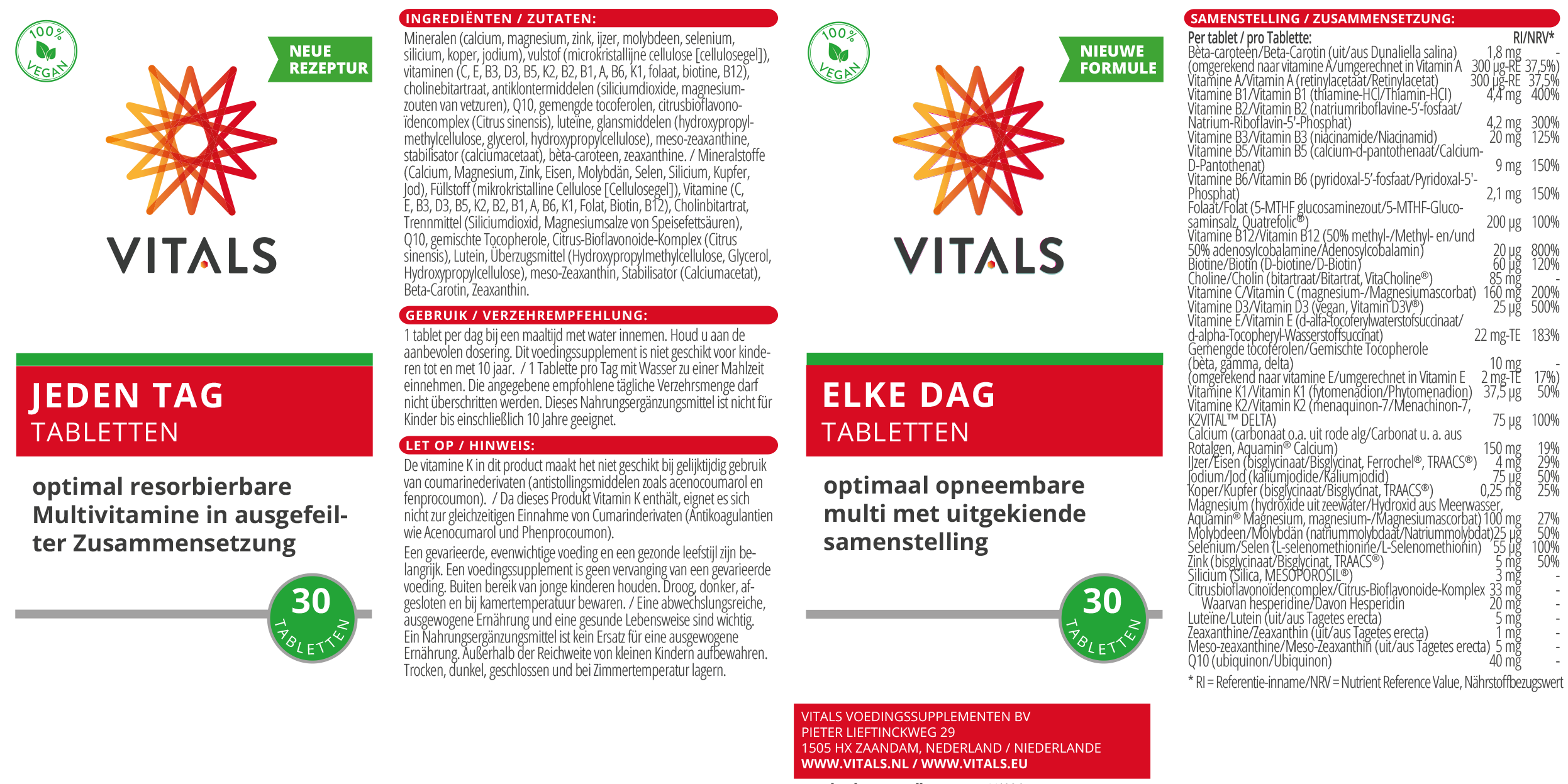 Vitals Elke Dag (30 tabletten) - image 3