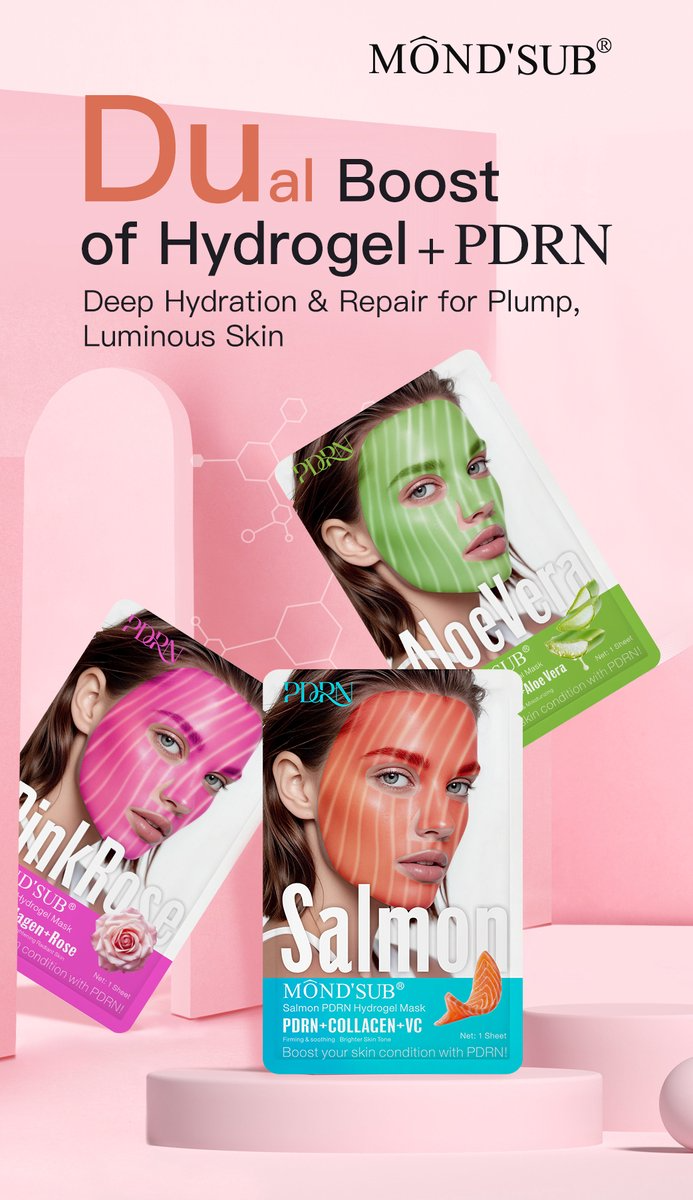 MOND’SUB Rose PDRN Hydrogel Masker (6 stuks) - image 3