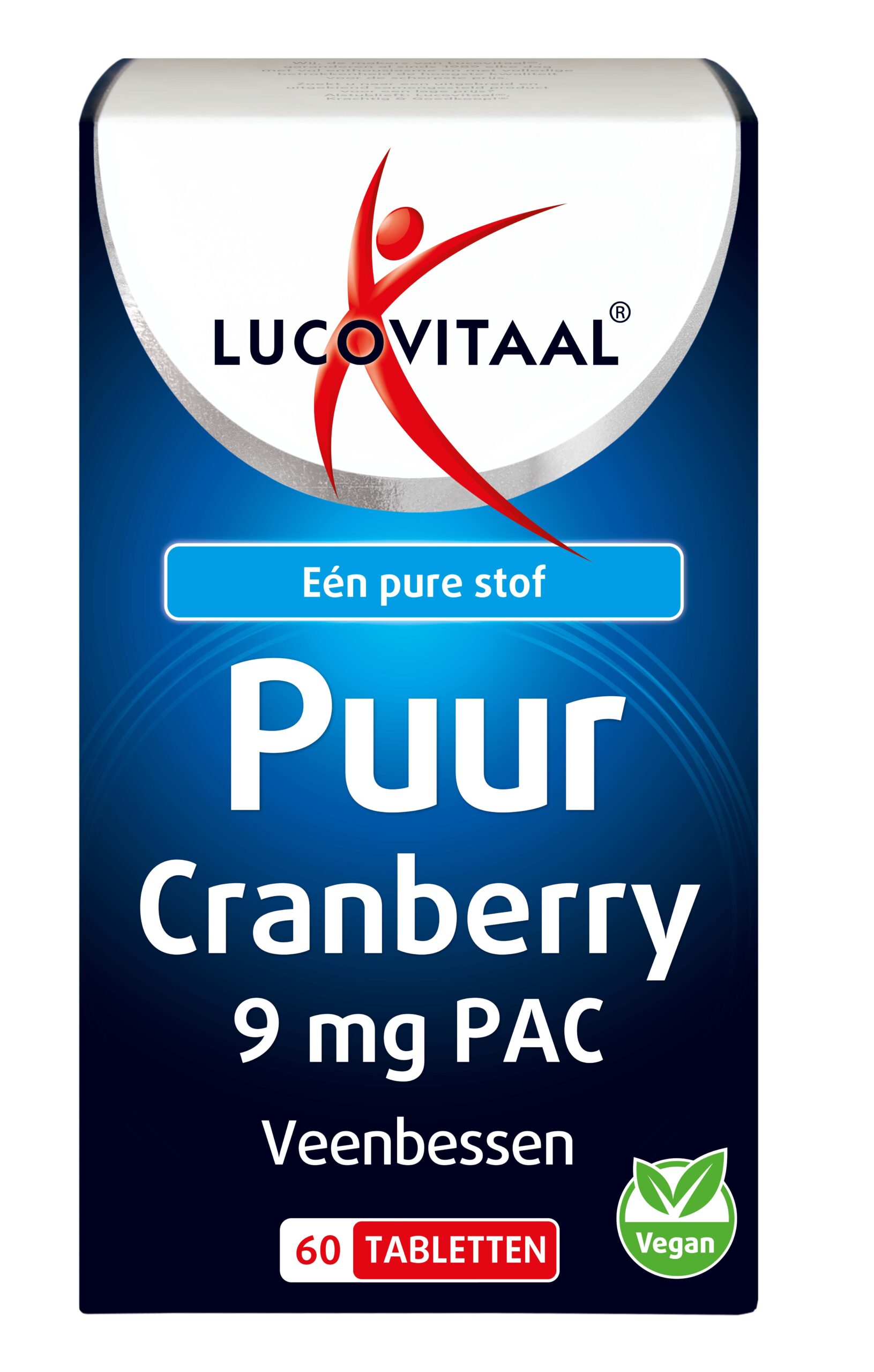 Lucovitaal Puur Cranberry 9mg PAC (60 tabletten)