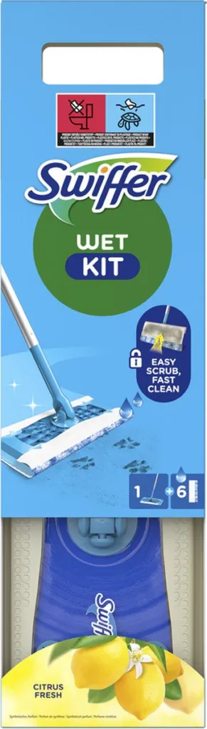 Swiffer Sweeper Wet Kit + Navulling (1 set)
