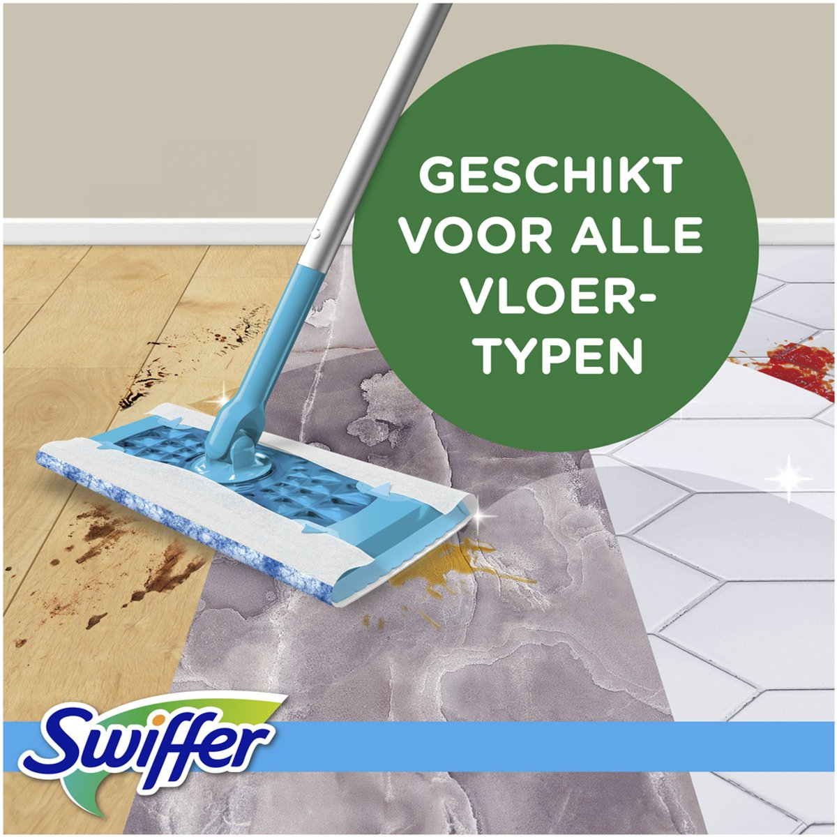Swiffer Sweeper Wet Kit + Navulling (1 set) - image 2