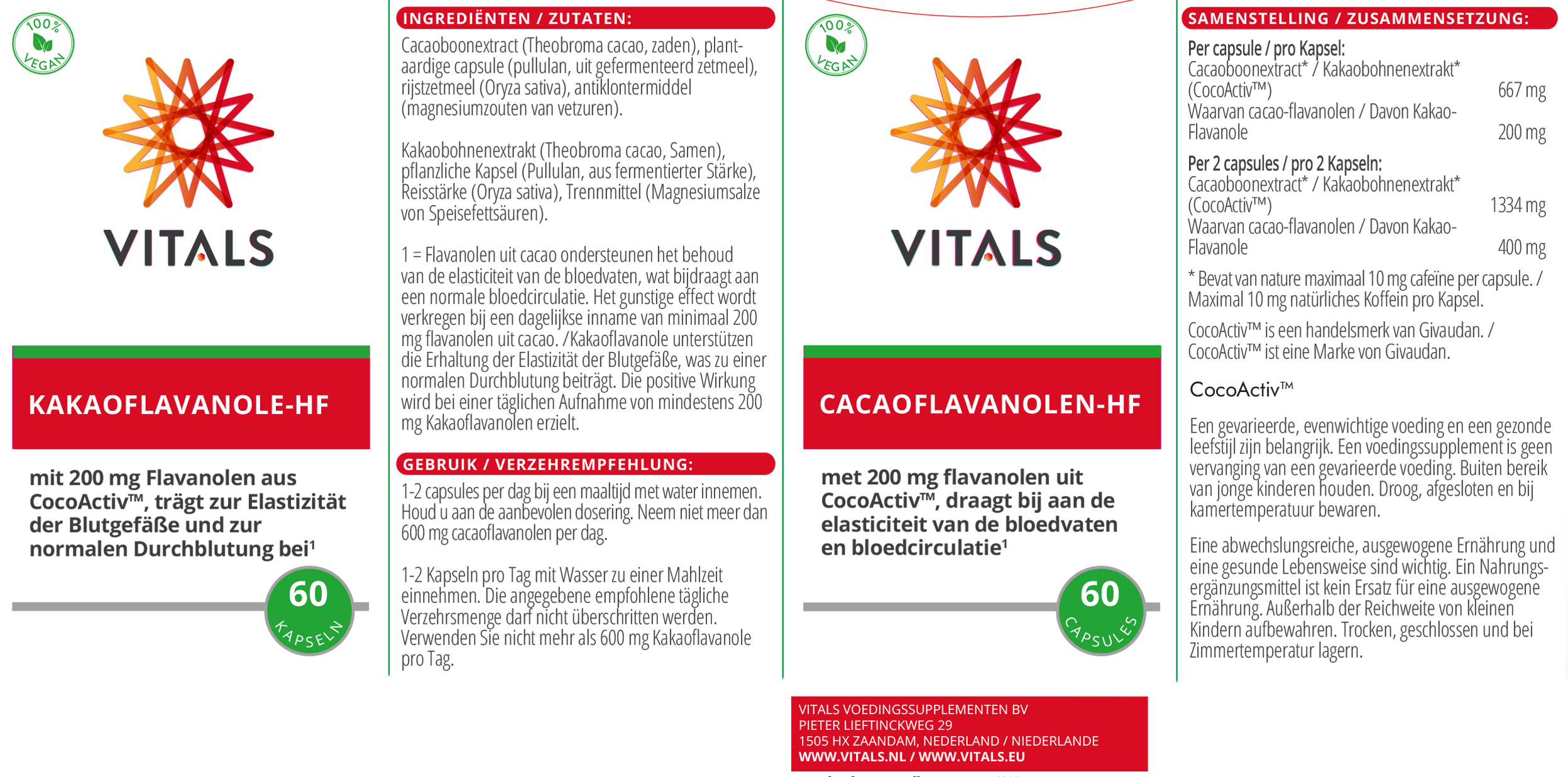 Vitals CacaoFlavanole-HF (60 capsules) - image 3