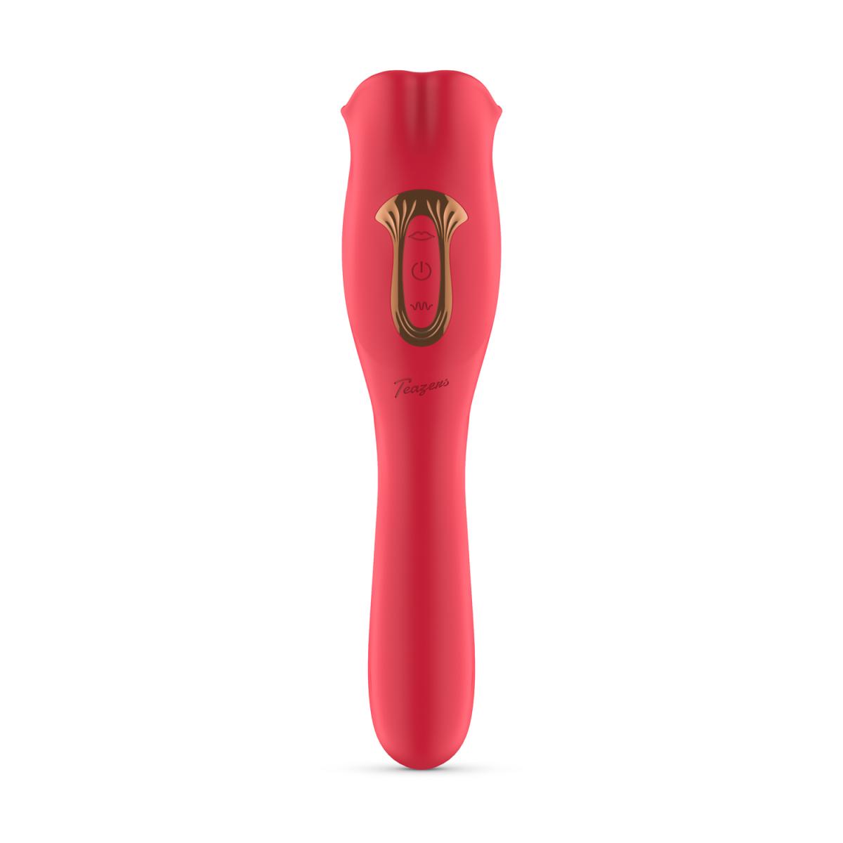 Teazers Vibrator met Likkende Clitoris Stimulator (1 stuk) - image 2