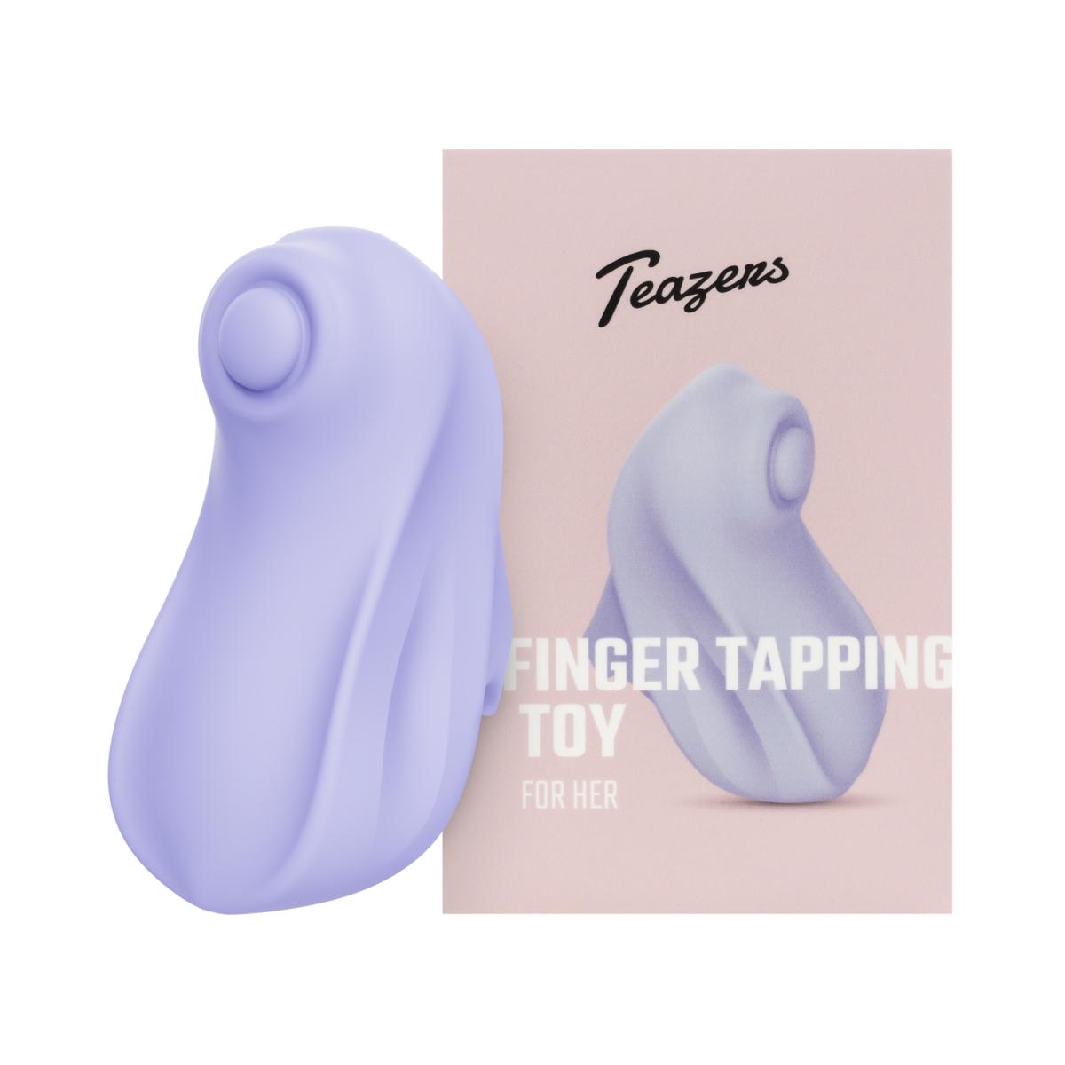 Teazers Vinger Vibrator Tikkende Stimulator Paars (1 stuk)