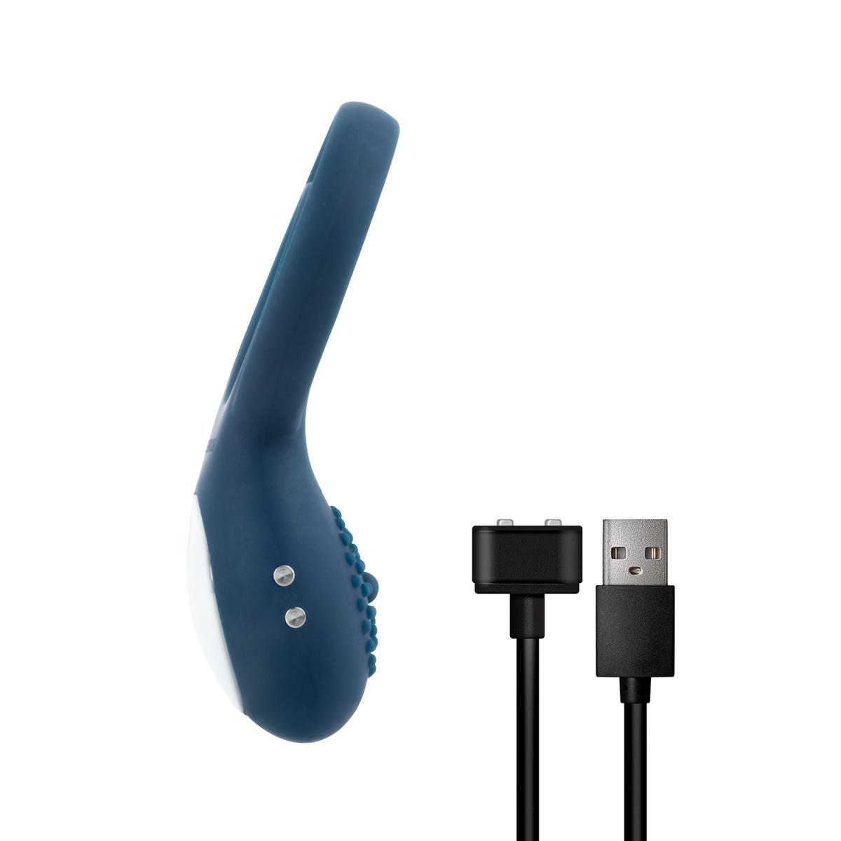 Boners Vibrerende Cockring voor Koppels Blauw (1 stuk)