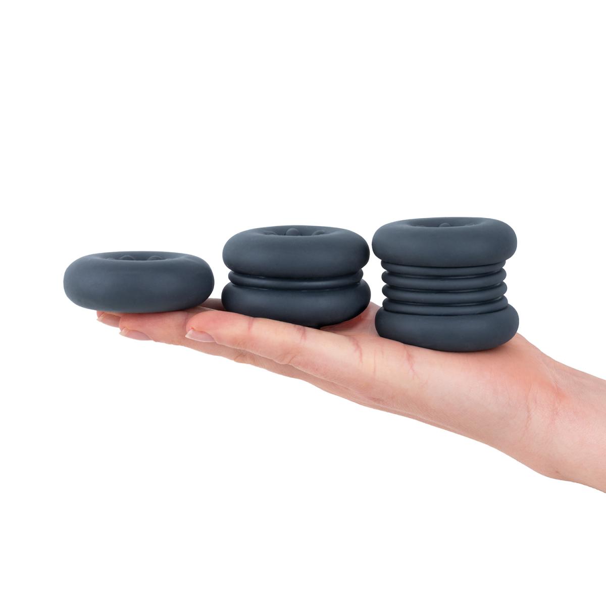 Boners Buffer Ringen 3 stuks Blauw (1 set)