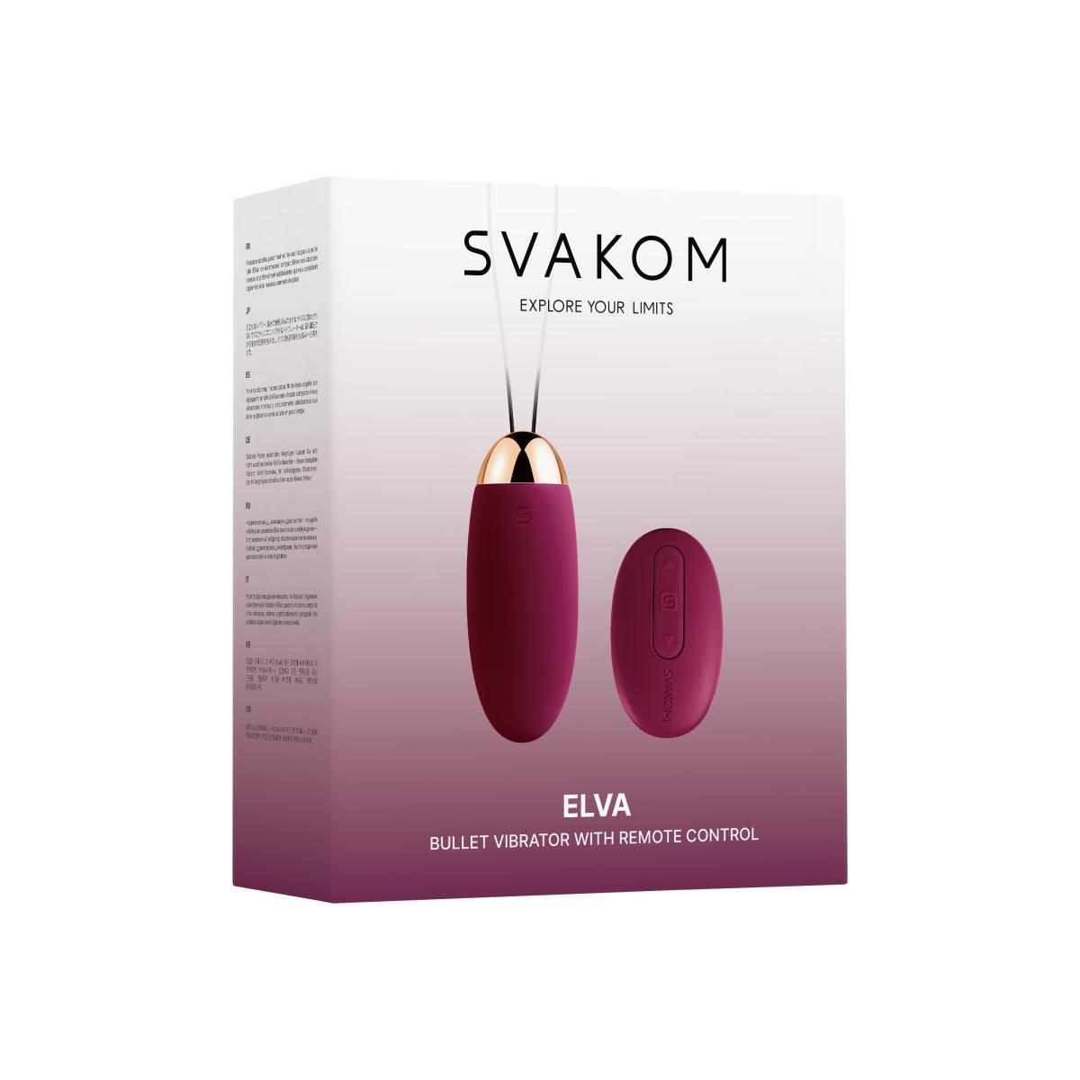 SVAKOM Elva Vibrating Egg with Remote Control Violet (1 stuk)