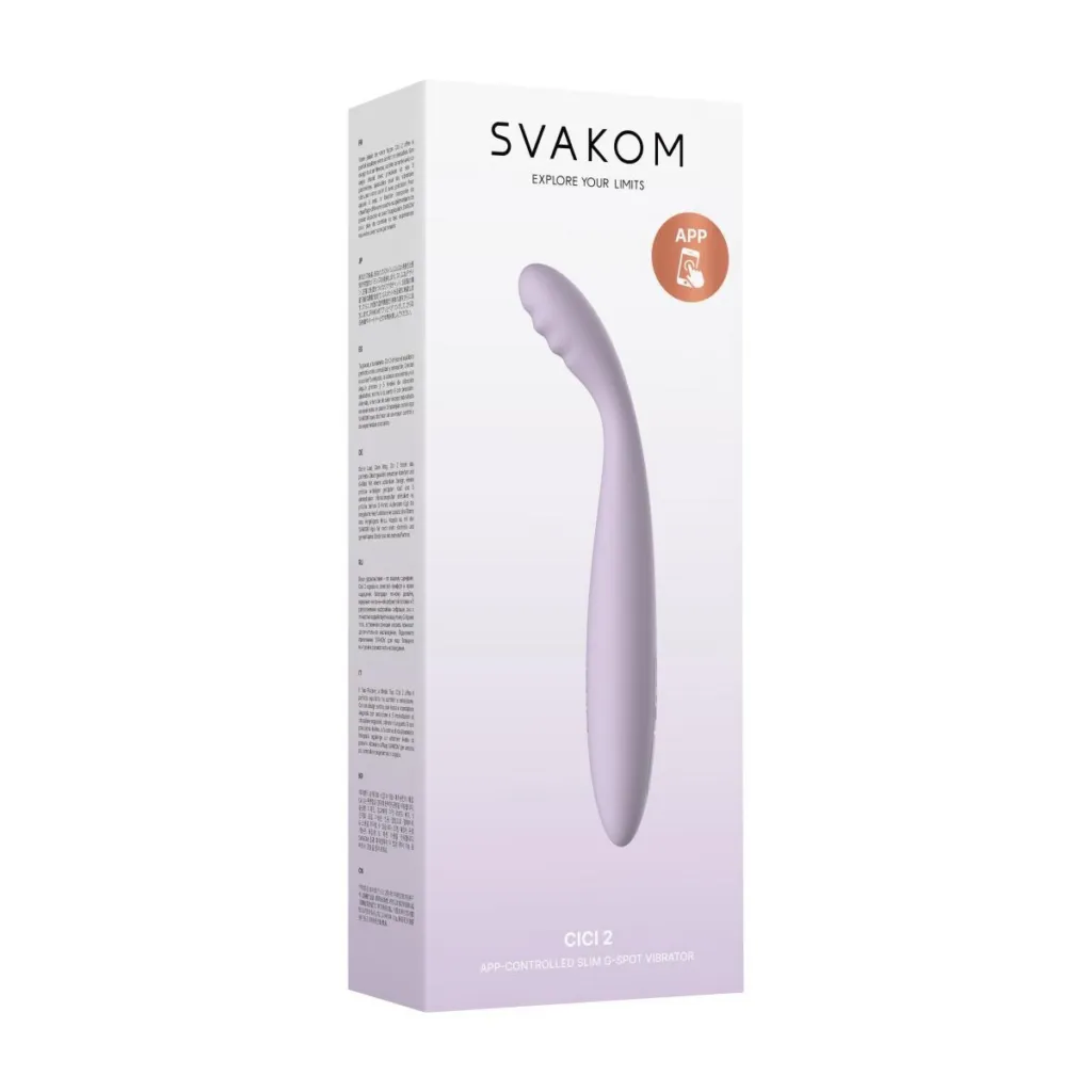 SVAKOM Cici 2 Flexible G-spot Vibratror Lavender (1 stuk)