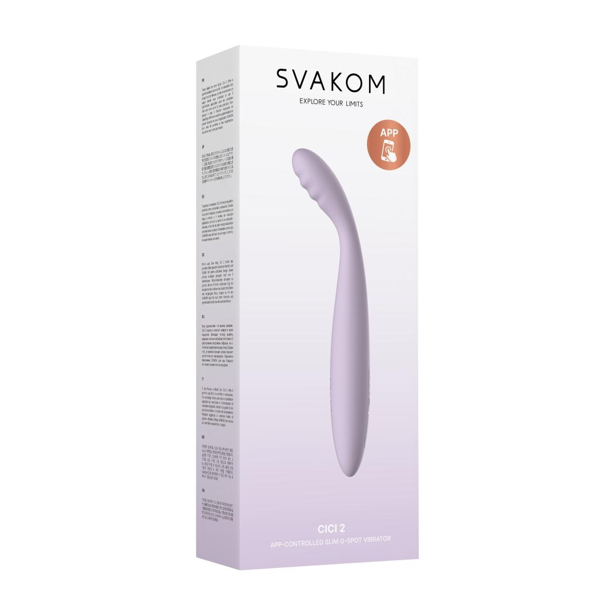 SVAKOM Cici 2 Flexible G-spot Vibratror Lavender (1 stuk)