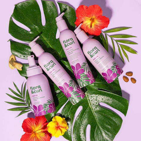 Flora & Curl Twist & Braid Cream Sweet Hibiscus (300 ml) - image 2