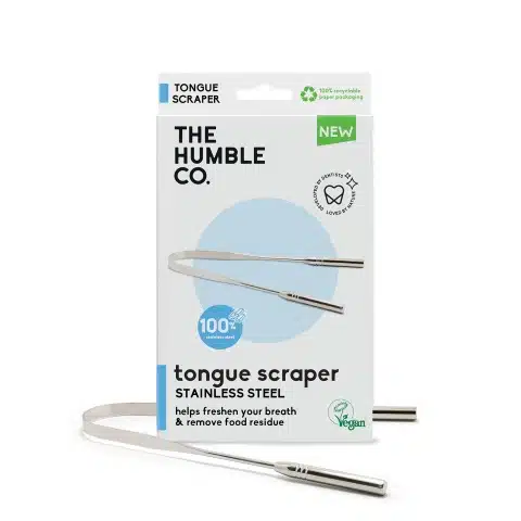 The Humble Co. Tongue Scraper Stainless Steel (1  stuk)