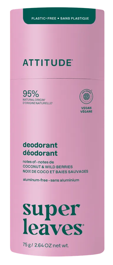 Attitude Coconut & Wild Berries Deodorant (85 gr)