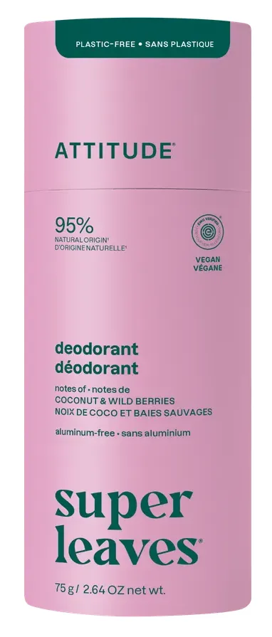 Attitude Coconut & Wild Berries Deodorant (85 gr)