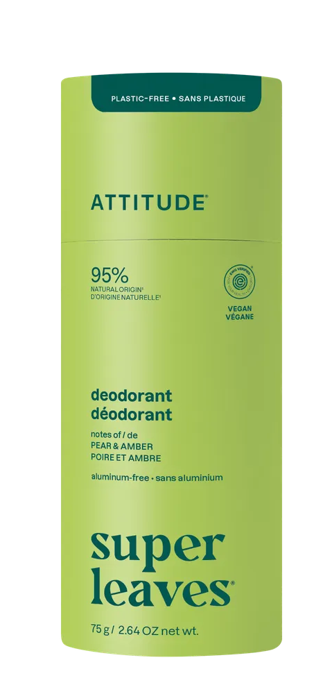 Attitude Super Leaves Deodorant Pear & Amber (85 gr)