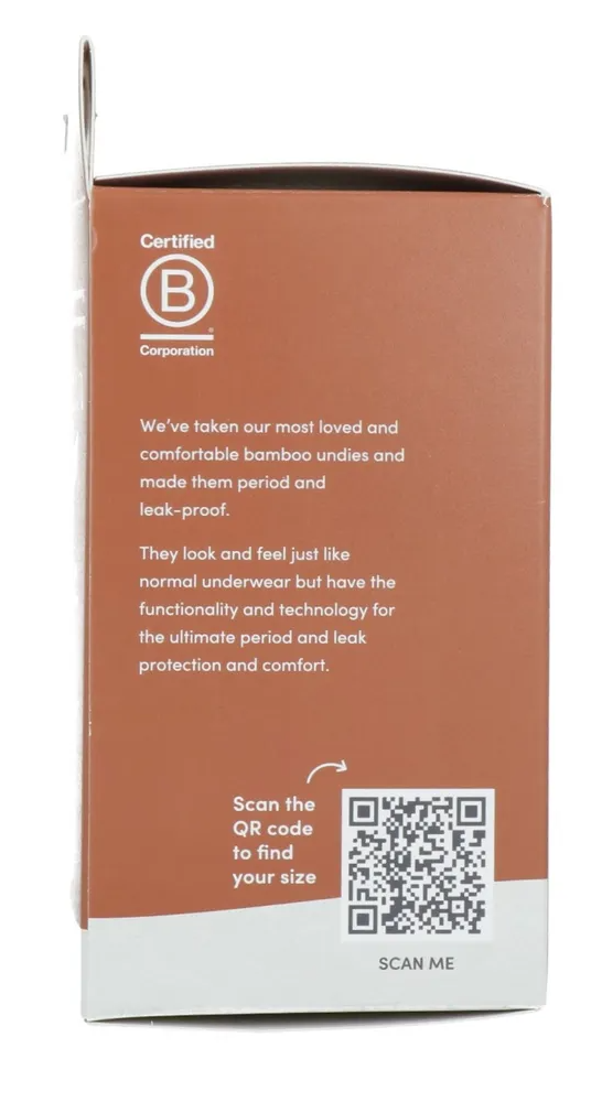 Boody Menstruatieondergoed Tailleslip Zwart Licht Maat Xs (1 stuk) - image 2