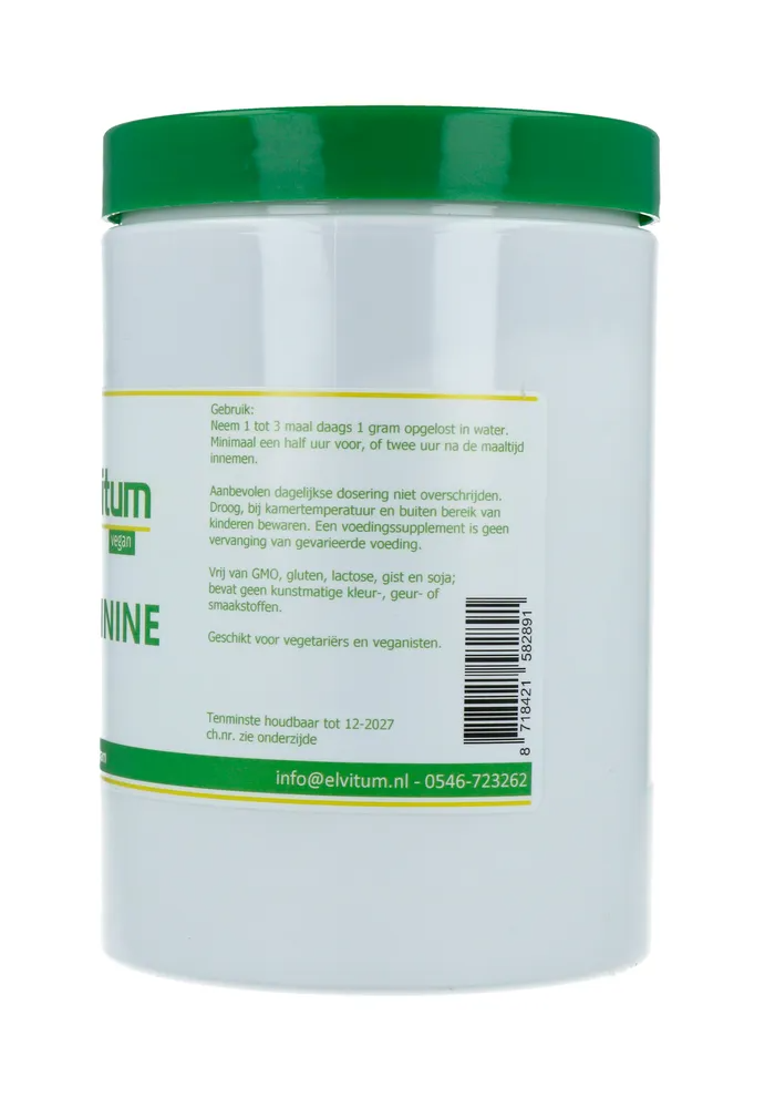 Elvitum L-arginine Poeder (400 gr)