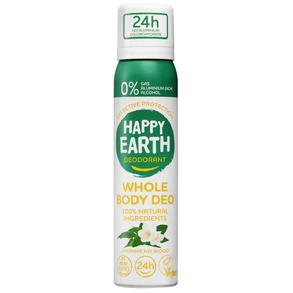 Happy Earth Whole Body Deo Spray Jasmine Ho Wood (100 ml)