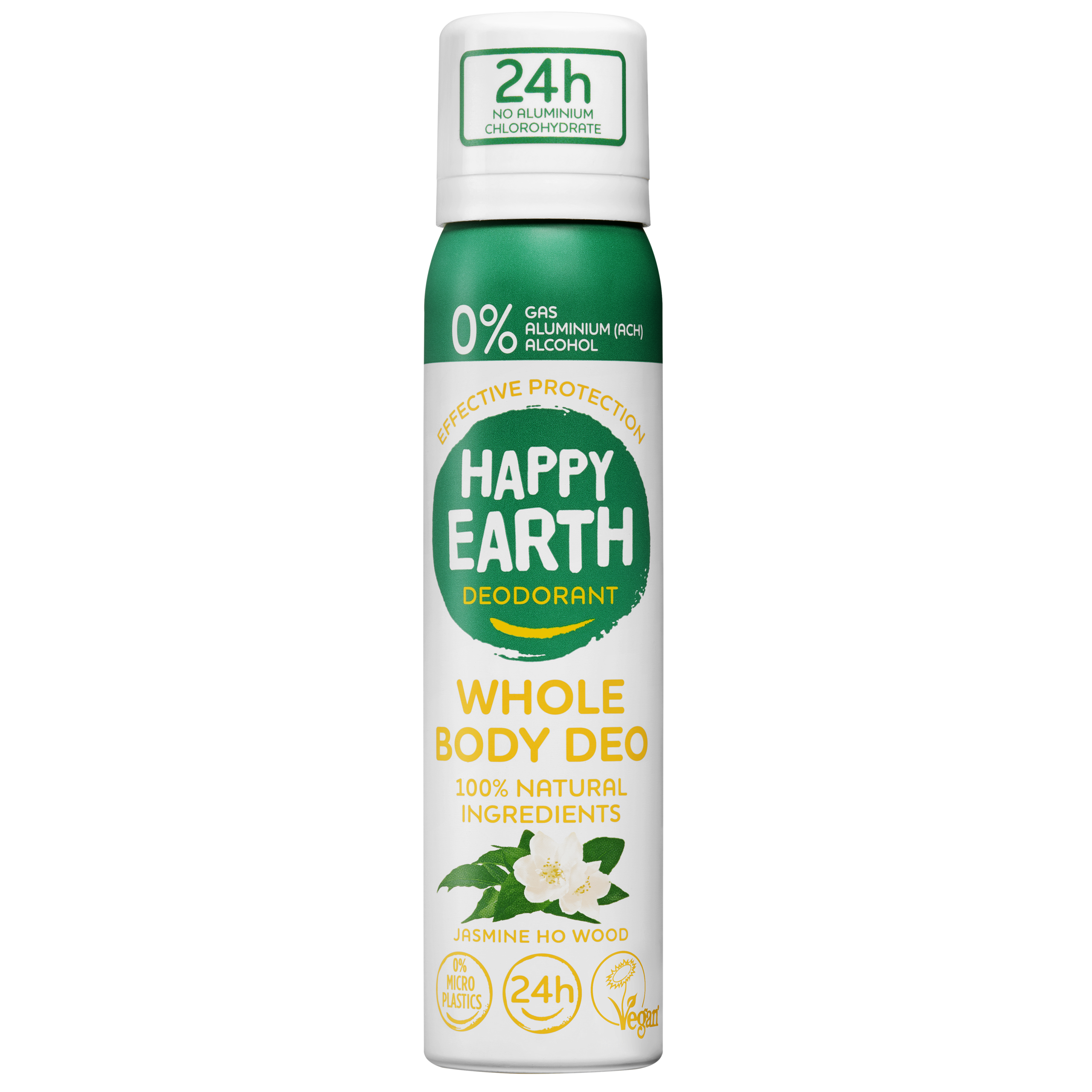 Happy Earth Whole Body Deo Spray Jasmine Ho Wood (100 ml)
