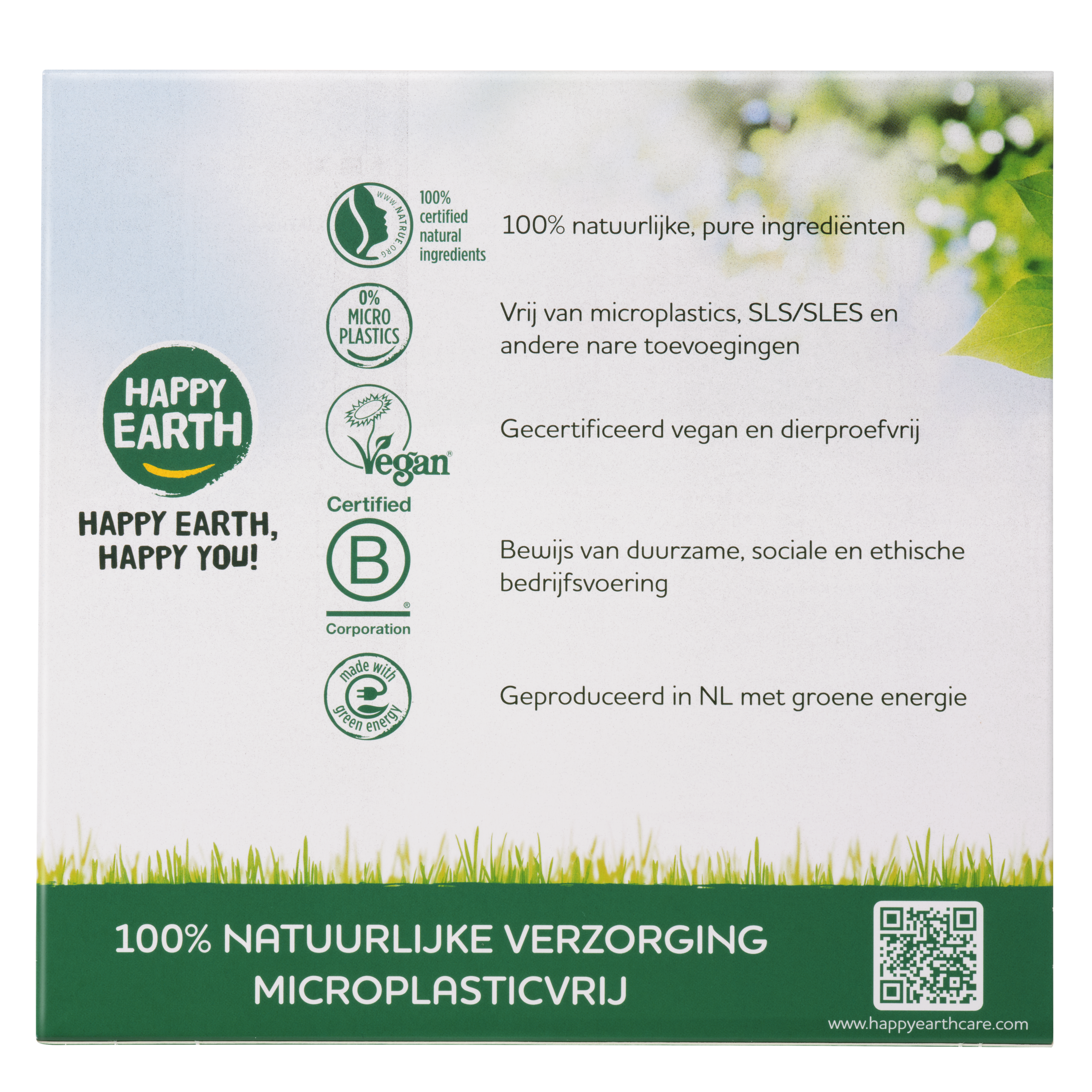 Happy Earth Giftset Jasmine Ho Wood, Deo/showergel/handsoap (1 stuk)