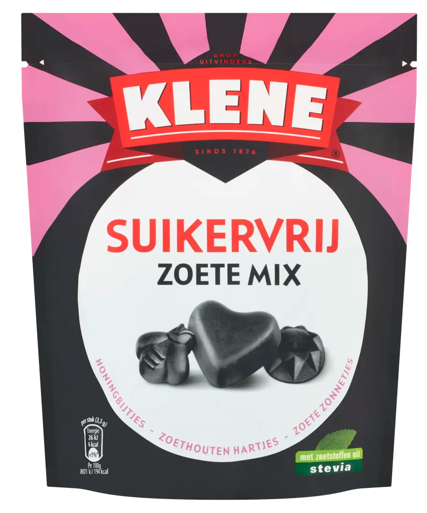 Klene Suikervrij Zoete Mix Drop (175 gr)