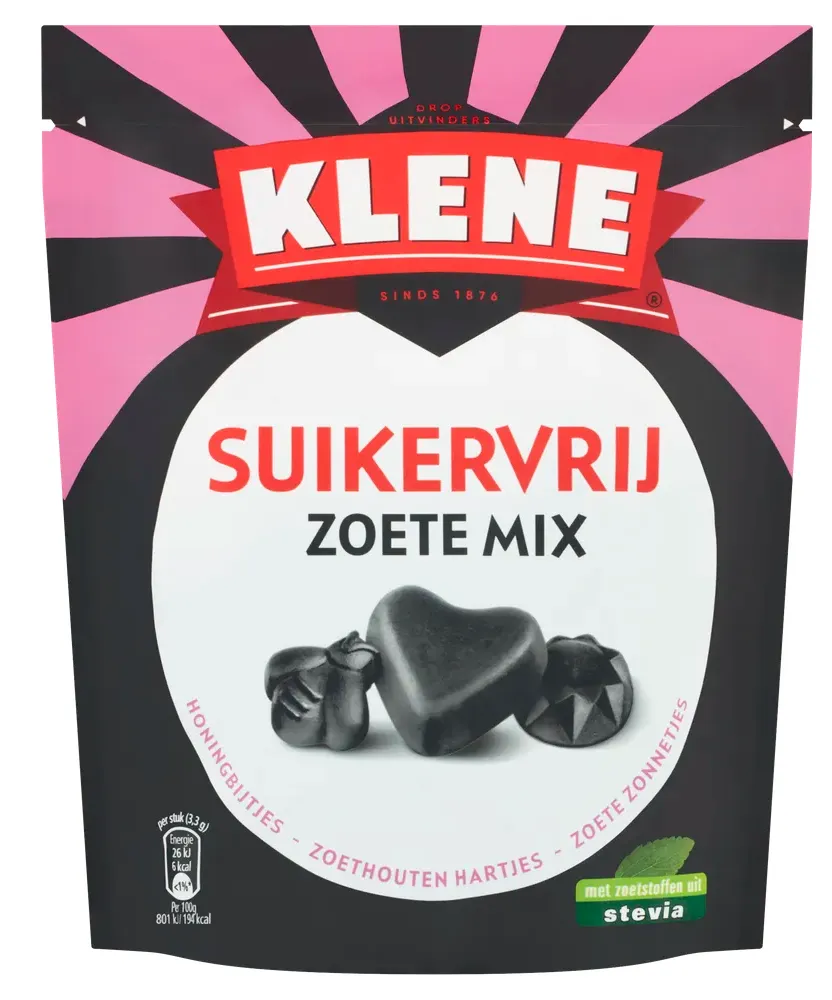 Klene Suikervrij Zoete Mix Drop (175 gr)