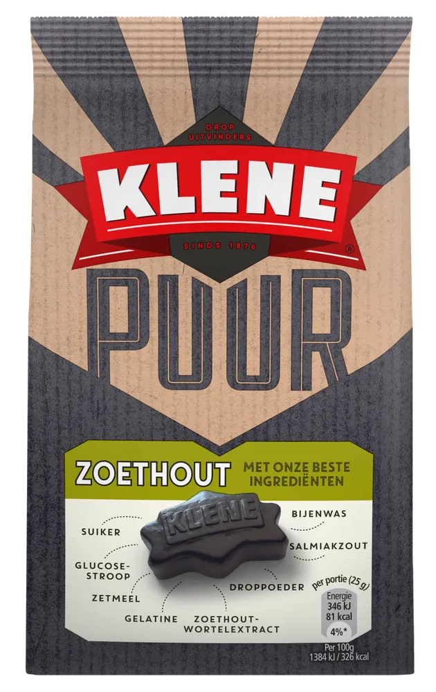 Klene Puur Zoethout Drop (180 gr)