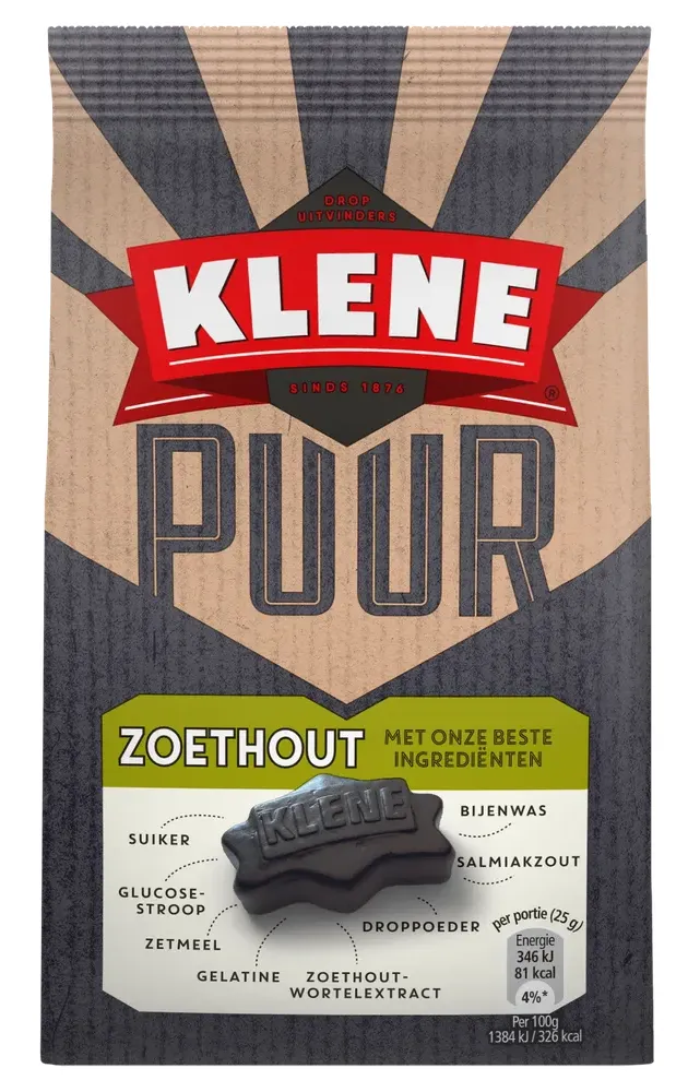 Klene Puur Zoethout Drop (180 gr)