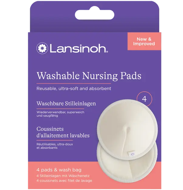 Lansinoh Wasbare Zoogkompressen (4 stuks)