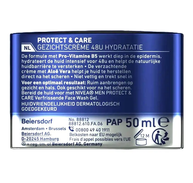 Nivea Men Protect & Care Gezichtscrème (50 ml) - image 2