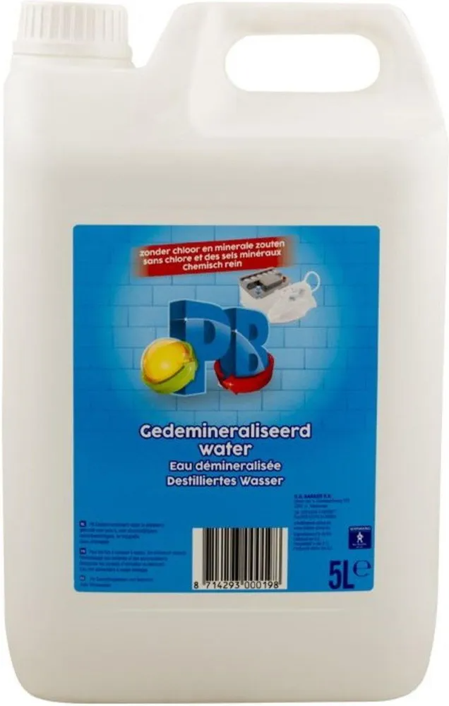 Merkloos Pb Gedemineraliseerd Water (5000 ml)