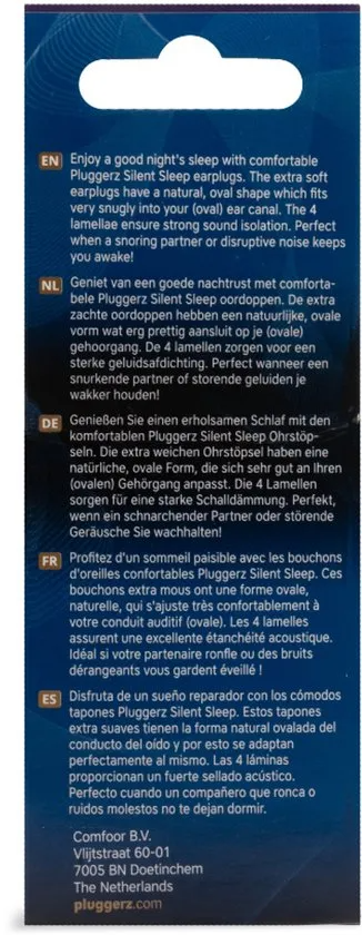 Pluggerz Earplugs Silent Sleep (1 paar) - image 4