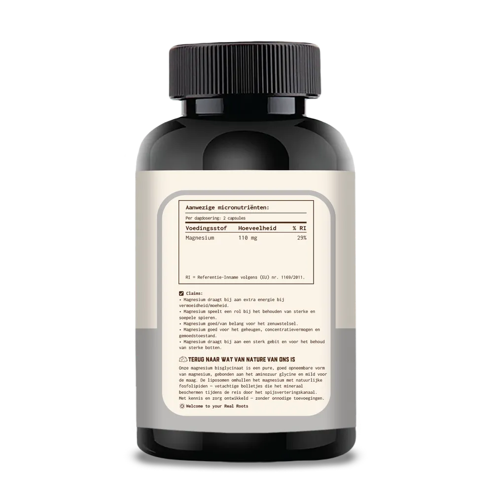 Real Roots Magnesium Capsules (90 capsules) - image 2