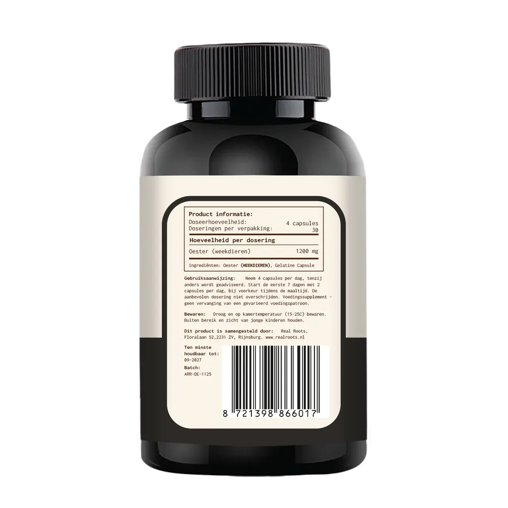 Real Roots Oester Capsules (120 capsules)